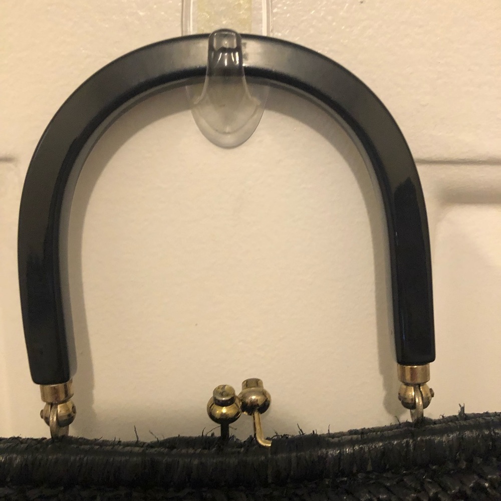 Vintage handbag black - Picture 3 of 5